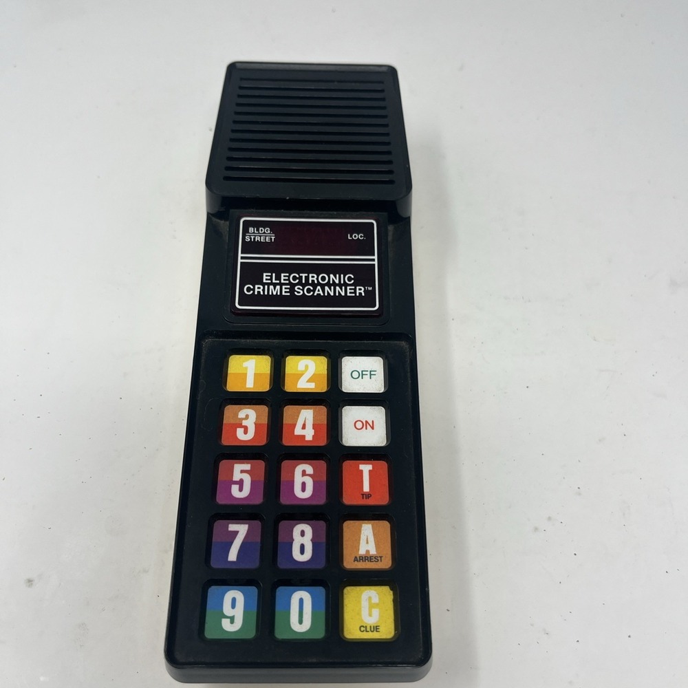 VTG 1979 Stop Thief Game Electronic Cops Robbers OEM SCANNER